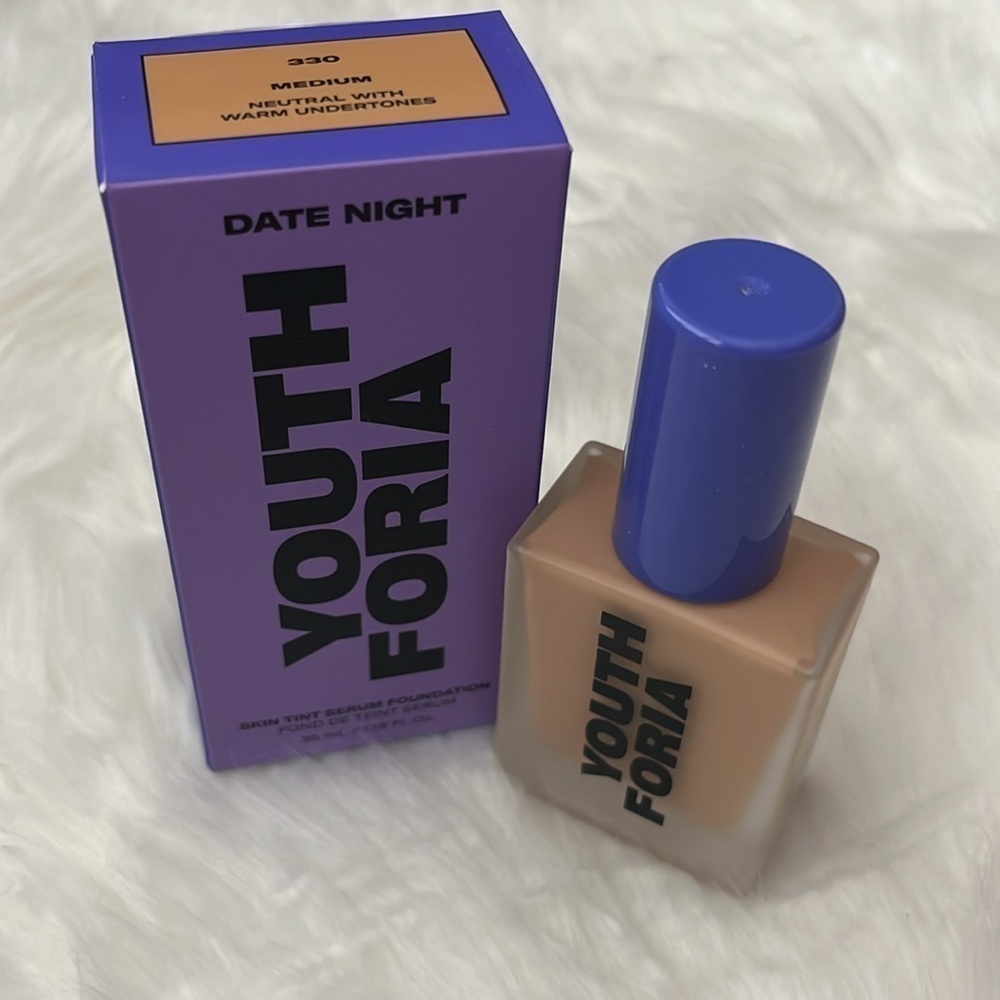 🆕 Youth Foria 330 Date Night Skin Tint Serum Foundation - Medium